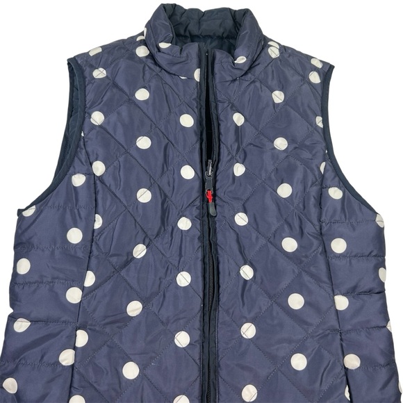 Banana Republic Reversible Polka Dot Puffer Vest Size XS Women’s - Picture 3 of 15